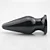 Realistic big butt plug Liberty - Plug Anal Grande Flexível - 20,5 x 8,5cm - cor preto - Imagem 4