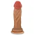 Realistic big dildo Jeba - Pinto de borracha realístico flexível com ventosa - 33,5 x 9,2cm - cor bege - Imagem 7