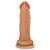 Realistic big dildo Jeba - Pinto de borracha realístico flexível com ventosa - 33,5 x 9,2cm - cor bege - Imagem 6