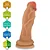 Realistic big dildo Jeba - Pinto de borracha realístico flexível com ventosa - 33,5 x 9,2cm - cor bege - Imagem 4