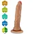 Realistic big dildo Titan - Pinto de borracha realístico flexível com ventosa - 38 x 8cm - cor bege - Imagem 4