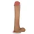 Realistic big dildo Cacete - Pinto de borracha realístico flexível com ventosa - 33 x 6,8cm - cor bege - Imagem 7