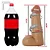 Realistic big dildo Poderoso - Pinto de borracha realístico flexível com ventosa - 32 x 10cm - cor bege - Imagem 2