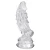 Plug Anal Master formato pênis de dragão em silicone - transparente - Imagem 5