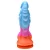 Plug Anal Master formato pênis de dragão em silicone - colorido - Imagem 4