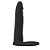 Realistic big dildo anel dupla penetração - Anel peniano companheiro para dupla penetração -15x3cm - cor preta - Imagem 1