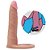 Realistic big dildo anel dupla penetração - Anel peniano companheiro para dupla penetração -15x3cm - cor bege - Imagem 1