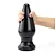 Realistic big butt plug Soyus - Plug Anal Grande Flexível 23x9,5cm - cor preto - Imagem 1