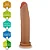 Realistic big dildo Fabuloso - Pinto de borracha realístico flexível com ventosa - 30x6,8cm - cor bege - Imagem 6