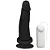 Realistic big dildo Miércoles - Pinto de borracha realístico com vibrador e ventosa - 15 x 4,5cm - cor preta - Imagem 6
