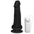Realistic big dildo Miércoles - Pinto de borracha realístico com vibrador e ventosa - 15 x 4,5cm - cor preta - Imagem 5