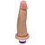 Realistic big dildo Miércoles - Pinto de borracha realístico flexível com vibrador recarregável - 15x4,5cm - cor bege - Imagem 6