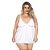 CAMISOLA PLUS SIZE DANTELE FECHADA - COR BRANCA - Imagem 1