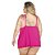 CAMISOLA PLUS SIZE DANTELE FECHADA - COR ROSA - Imagem 2