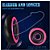 LED Light-up Vibrating Penis Ring - anel peniano recarregável com vibrador, luz led e controle remoto sem fio - Imagem 2