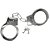HANDCUFFS - Algemas em Metal com Chave e Trava de Segurança - Imagem 2