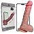 Thomas Pênis Thrusting Dildo App - Pênis realístico recarregável vai e vem com controle via aplicativo à distância - 22 x 3,8cm - Imagem 7