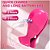 ALWUP Miscedence Vibrating Nipple Clamps - Nipple grampos de mamilos com vibrador recarregável com controle remoto sem fio - Imagem 2
