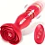 Thrusting Rose Anal Butt Plug - Plug anal recarregável com controle remoto e movimento vai e vem - Imagem 1