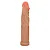 Realistic big dildo Ejaculador - Pinto de borracha realístico flexível com ventosa e ejacula - 17,5x3,5cm - cor bege - Imagem 4