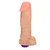 Realistic big dildo Fast - Pinto de borracha realístico flexível com vibrador recarregável - 16 x 3,5cm - cor bege - Imagem 6