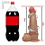Realistic big dildo Longo - Pinto de borracha realístico flexível com ventosa - 28 x 8,3cm - cor bege - Imagem 2