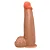 Realistic big dildo Longo - Pinto de borracha realístico flexível com ventosa - 28 x 8,3cm - cor bege - Imagem 6