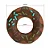 Pretty Love Donuts - anel peniano formato de donuts - 2.0 cm - cor marrom - Imagem 2
