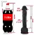 Realistic big dildo Cabeção - Pinto de borracha realístico flexível com escroto e ventosa - 31x6cm - cor preta - Imagem 3