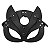 Cat Mask - Máscara em couro sintético formato de gato - Imagem 2