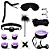 Kit Sado Bondage 8 itens - cor black wolf roxo - Imagem 1