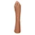 Realistic big dildo Hand Fist - Mão Erótica Realística - 37 x 7,4cm - cor bege - Imagem 7