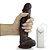 Realistic big dildo Apolo - Pinto de borracha realístico com escroto, vibrador e ventosa - 20x4,5cm - cor chocolate - Imagem 1