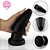 Realistic big butt plug Vulcão - Plug Anal Grande Flexível 17,5 x 7cm - cor preto - Imagem 3