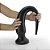 Realistic big butt plug Intrometido - Plug Anal Grande Flexível 60x8,6cm - cor preto - Imagem 5