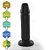 Realistic big butt plug Estaca - Plug Anal Grande Flexível 22x4,7cm - cor preto - Imagem 4