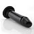 Realistic big butt plug Estaca - Plug Anal Grande Flexível 22x4,7cm - cor preto - Imagem 5