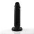 Realistic big butt plug Estaca - Plug Anal Grande Flexível 22x4,7cm - cor preto - Imagem 6