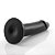 Realistic big butt plug Estaca - Plug Anal Grande Flexível 22x4,7cm - cor preto - Imagem 8