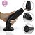 Realistic big butt plug Estaca - Plug Anal Grande Flexível 22x4,7cm - cor preto - Imagem 3