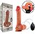 DILDO SPRAY PLEASURE - PÊNIS DE BORRACHA MACIO EJACULADOR COM VENTOSA - 20.0 x 4.0CM - Imagem 8