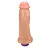 Realistic big dildo King - Pinto de borracha realístico flexível com vibrador recarregável - 19 x 5cm - cor bege - Imagem 4