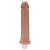 PÊNIS VIBRADOR 24X4,8 CM - COR BEGE - Imagem 4