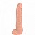 PENIS DE BORRACHA SILICONE TAMANHO GRANDE 28X5,5CM - COR BEGE - Imagem 5