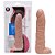 PENIS DE BORRACHA SILICONE TAMANHO GRANDE 28X5,5CM - COR BEGE - Imagem 8