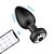 Super Vibe App Butt Plug - Plug anal recarregável com vibração com controle via aplicativo - cor preta - Imagem 1