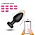 Super Vibe App Butt Plug - Plug anal recarregável com vibração com controle via aplicativo - cor preta - Imagem 2