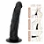 Realistic big dildo Caralho - Pinto de borracha realístico flexível com escroto e ventosa - 38x6,7cm - cor preta - Imagem 4