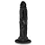 Realistic big dildo Titan - Pinto de borracha realístico flexível com ventosa - 38 x 8cm - cor preta - Imagem 5