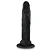 Realistic big dildo Titan - Pinto de borracha realístico flexível com ventosa - 38 x 8cm - cor preta - Imagem 6